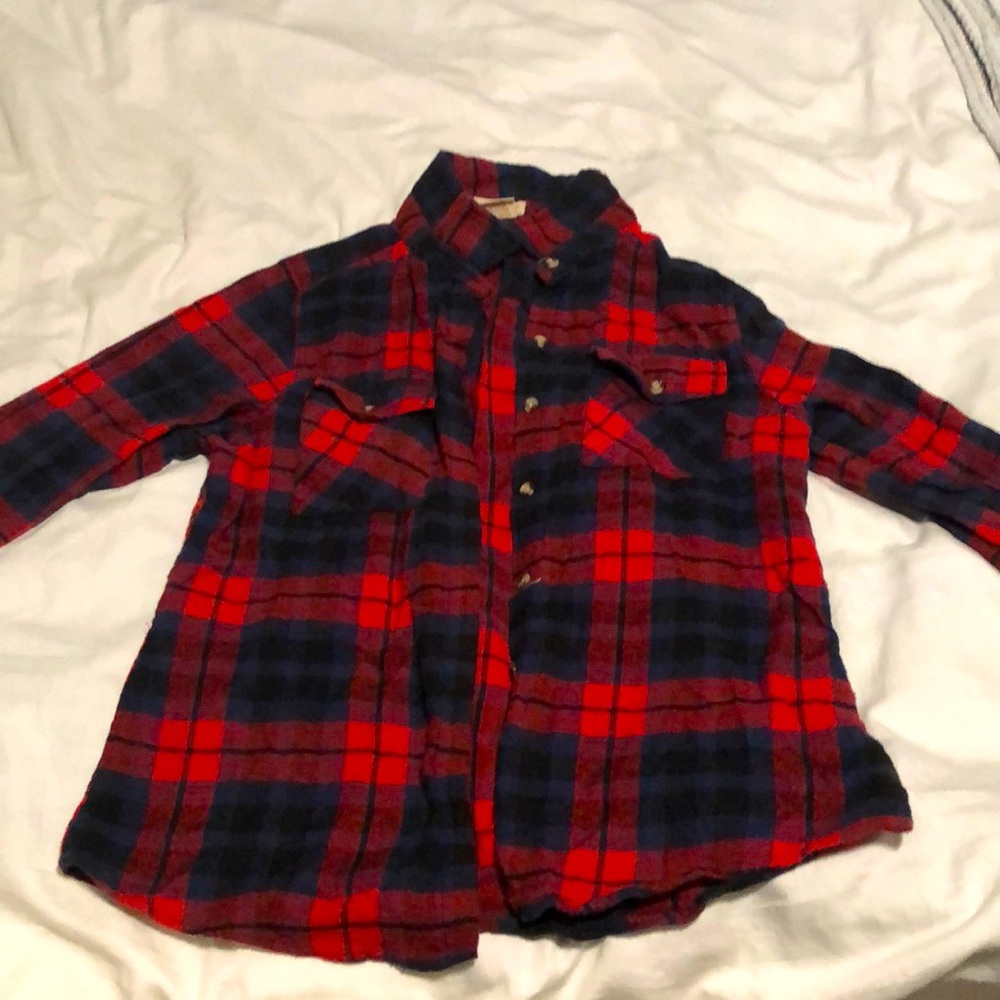Red & Navy Flannel